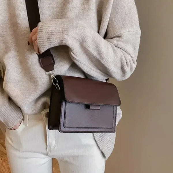 Classic PU Leather Crossbody Bag for Women – Stylish Travel Flap Handbag - Himpall