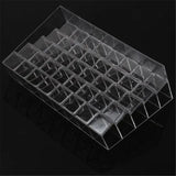 9–40 Grid Clear Acrylic Lipstick Organizer Makeup Storage Box & Cosmetic Display Stand