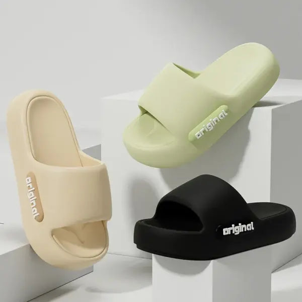Cloud Slippers Platform Shoes Type Fashion Print Soft Beach Slides