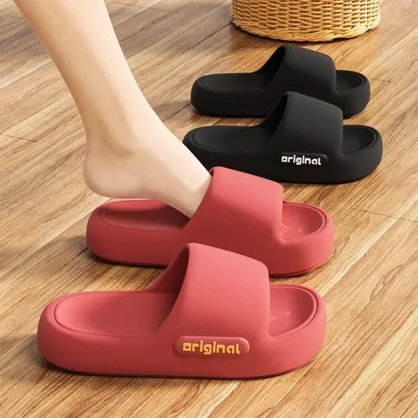 Cloud Slippers Platform Shoes Type Fashion Print Soft Beach Slides