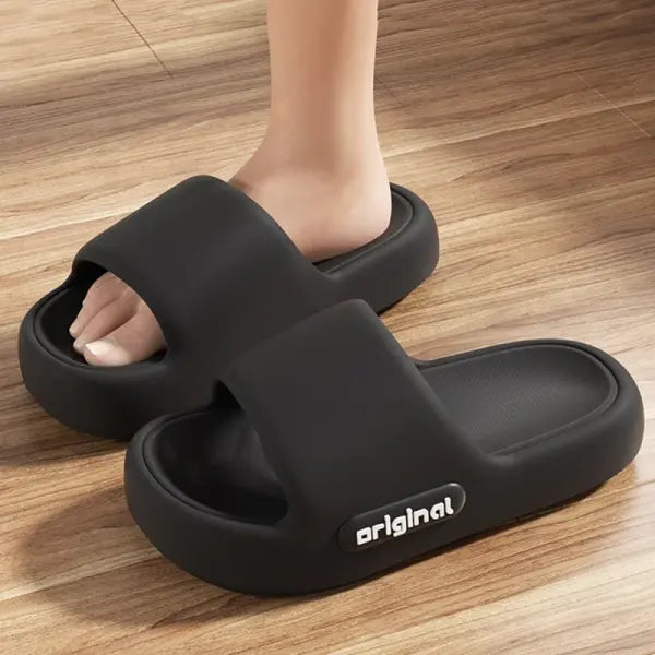 Cloud Slippers Platform Shoes Type Fashion Print Soft Beach Slides