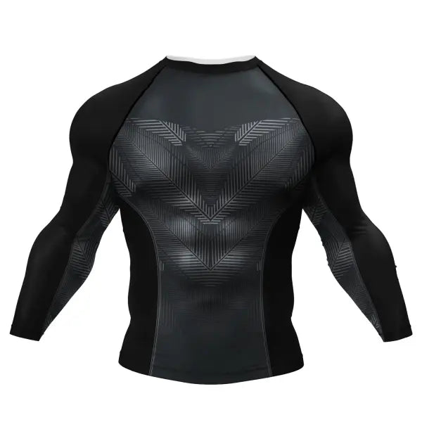 Cody Lundin Tattoo Compression Shirt – Men’s Long Sleeve Gym Rashguard for BJJ Jiu Jitsu & Boxing - AS004 / M(160-170cm