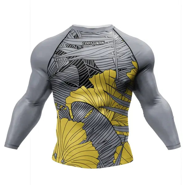 Cody Lundin Tattoo Compression Shirt – Men’s Long Sleeve Gym Rashguard for BJJ Jiu Jitsu & Boxing - AS009 / M(160-170cm
