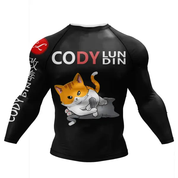 Cody Lundin Tattoo Compression Shirt – Men’s Long Sleeve Gym Rashguard for BJJ Jiu Jitsu & Boxing - AS007 / M(160-170cm