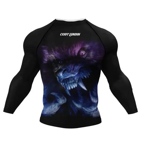 Cody Lundin Tattoo Compression Shirt – Men’s Long Sleeve Gym Rashguard for BJJ Jiu Jitsu & Boxing - AS014 / M(160-170cm