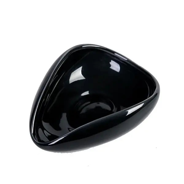 Ceramic Coffee Bean Measuring Cup: Precision Weighing Tray & Dosage Bowl for Home Baristas - Black