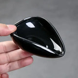 Coffee Bean Measuring Cup Ceramic Weighing Tray Coffee Powder Dosage Tray Suitable for Home Cafe Simple Coffee Tray