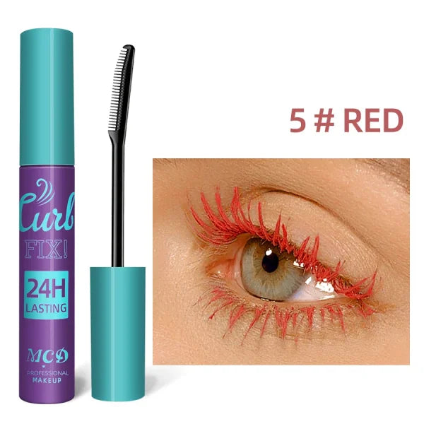 Colorful Slender Mascara – Waterproof Fast Drying Curling Lashes Makeup - Himpall