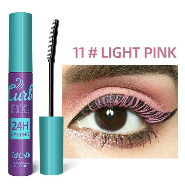 Colorful Slender Mascara – Waterproof Fast Drying Curling Lashes Makeup - Himpall