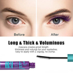 Colorful Slender Mascara – Waterproof Fast Drying Curling Lashes Makeup - Himpall