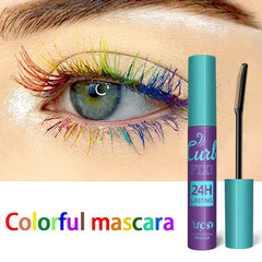 Colorful Slender Mascara – Waterproof Fast Drying Curling Lashes Makeup - Himpall