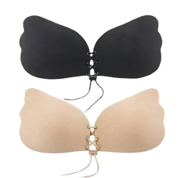 Comfortable Adhesive Push-Up Invisible Strapless Bra for Ultimate Support - Himpall