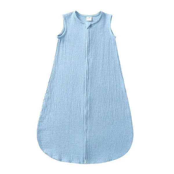 Comfortable Cotton Linen Baby Sleeping Bag in Linen Vest Style - Himpall