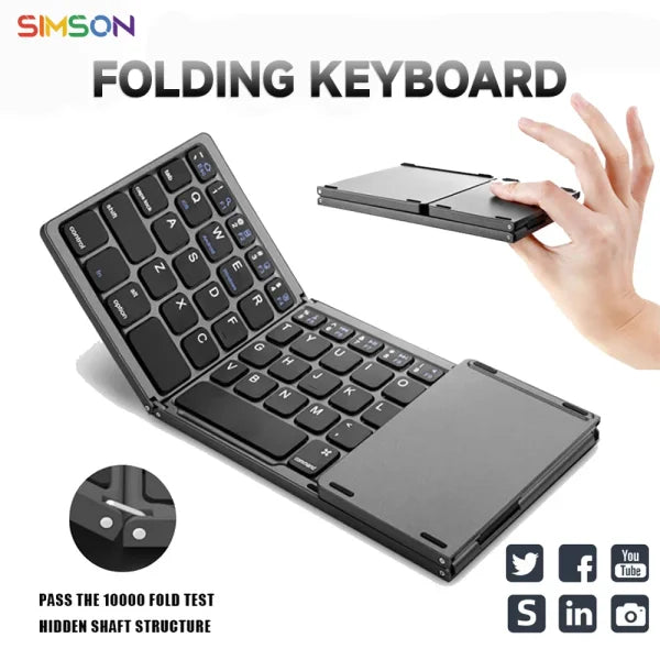 Compact All-in-One Keyboard and Mouse for Working Current Tasks