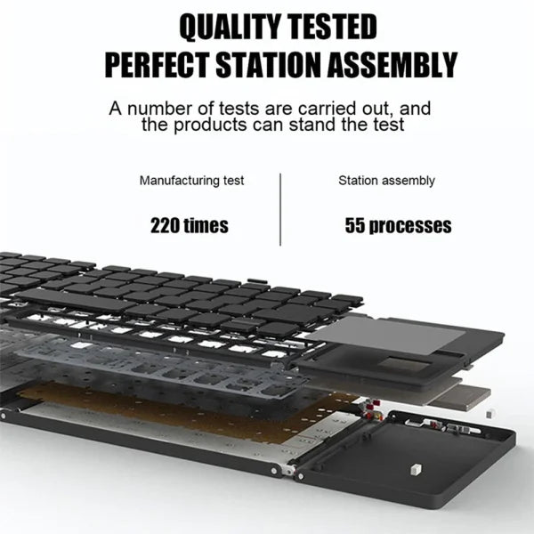 Compact All-in-One Keyboard and Mouse for Working Current Tasks