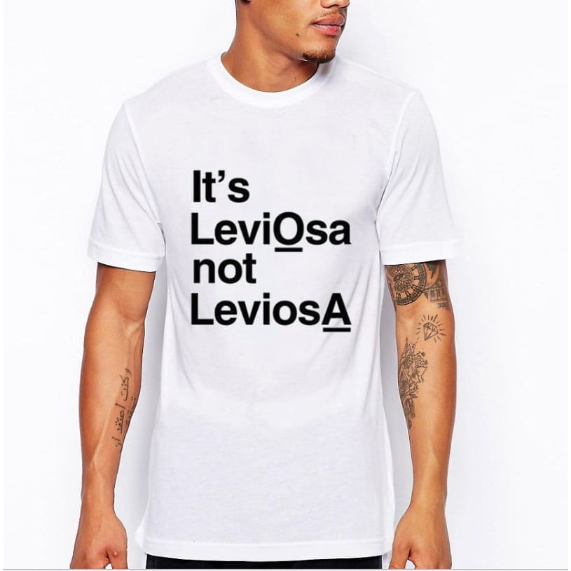 Compatible with Apple It’s leviosas not leviosa personality T-shirts for men and women European and American street