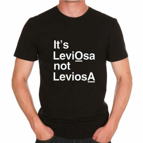 Compatible with Apple It’s leviosas not leviosa personality T-shirts for men and women European and American street