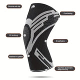 Compression Knee Support Elastic Breathable Sleeve – Gym Sports Relief