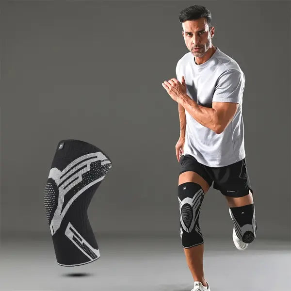Compression Knee Support Elastic Breathable Sleeve – Gym Sports Relief