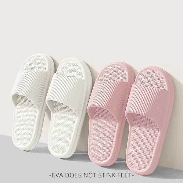 Concise EVA Slippers Soft Unisex Sandals for Non-slip Bathroom
