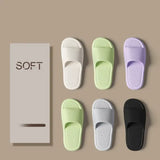 Concise EVA Slippers Soft Unisex Sandals for Non-slip Bathroom