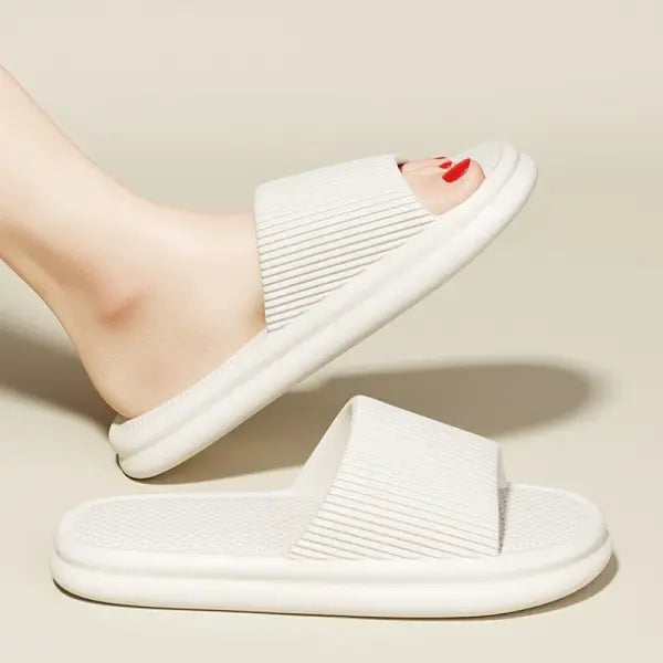 Concise EVA Slippers Soft Unisex Sandals for Non-slip Bathroom