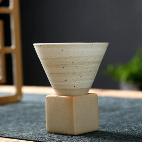 Cone Coffee Cups in White Pink Black and Turquoise Options - White / 200ml
