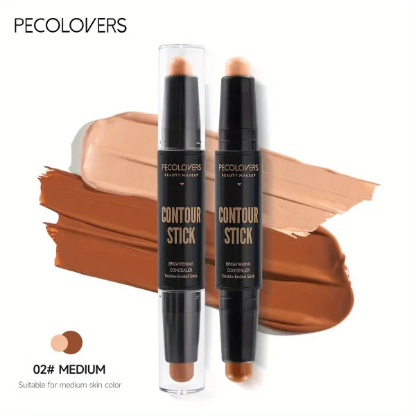 Contouring Stick with Double-Headed Concealer & Highlighter - V Face & High Nose Bridge - Himpall