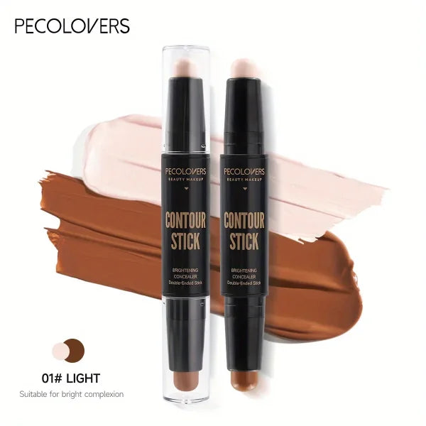 Contouring Stick with Double-Headed Concealer & Highlighter - V Face & High Nose Bridge - Himpall