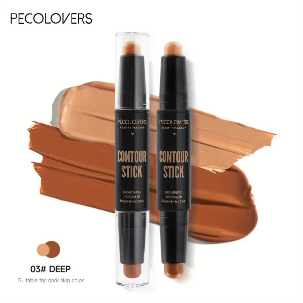 Contouring Stick with Double-Headed Concealer & Highlighter - V Face & High Nose Bridge - Himpall