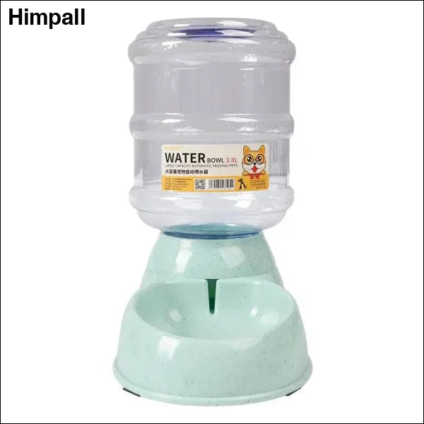 Dog Feeder with Plastic Water Bottle - Water Feeder Green