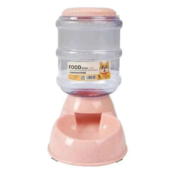 Convenient Hydration Dog Feeder with Plastic Water Bottle - Himpall