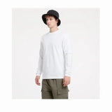 100% Cotton Long Sleeve Men’s T-Shirt – New Solid Color Round Neck Tee