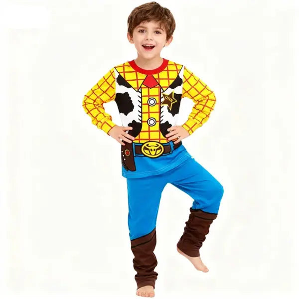 Cotton Superhero Boys Pajamas Soft Kids Sleepwear