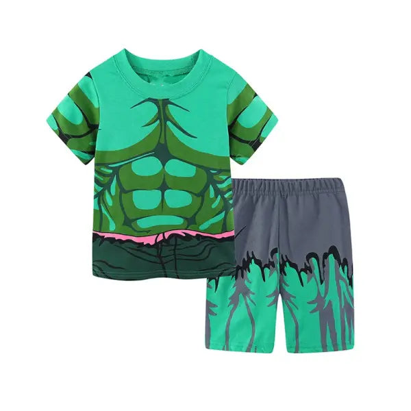 Cotton Superhero Boys Pajamas Soft Kids Sleepwear - DSY-CD18 / 2T(90)