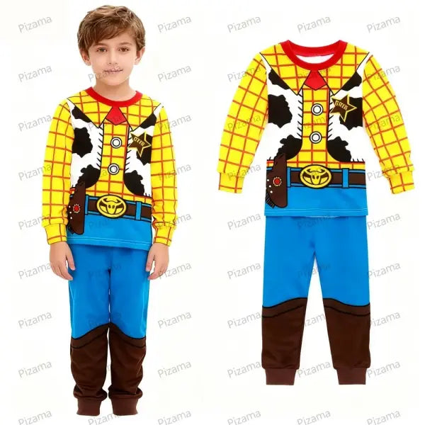 Cotton Superhero Boys Pajamas Soft Kids Sleepwear - DSY-PD01 / 2T(90)