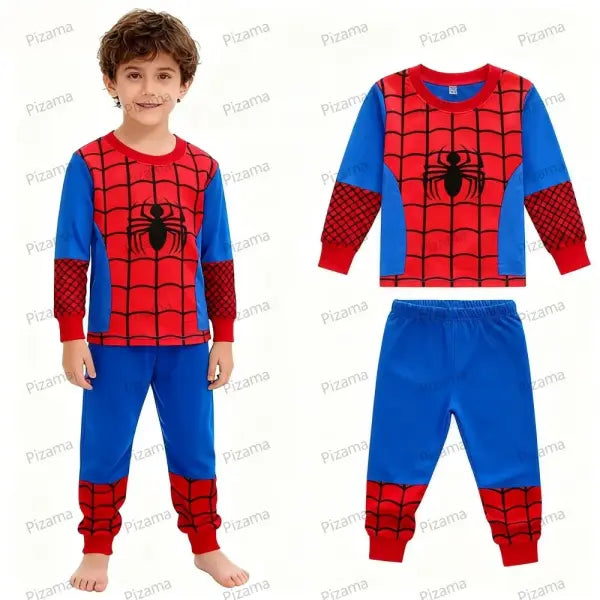 Cotton Superhero Boys Pajamas Soft Kids Sleepwear - DSY-PD05 / 6T(120)