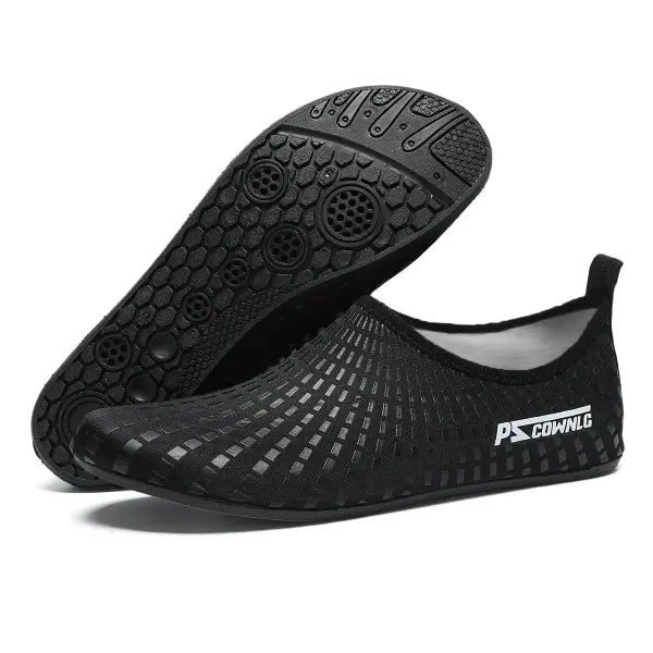Countrysizemap Water Shoe Breathable Upper Versatile Aquatic Sport Use - black / 36