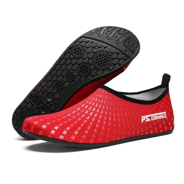 Countrysizemap Water Shoe Breathable Upper Versatile Aquatic Sport Use - red / 38
