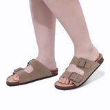 Cow Suede Mules with Arch Support for Indoor Outdoor Comfort