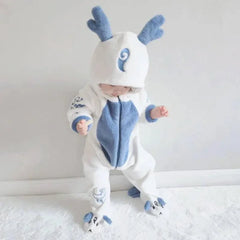 Cozy Fall Outfits with Cute Animal Print for Newborn Baby Clothes - Himpall