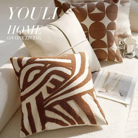 Cream Pillowcase for Elegant Home Decor