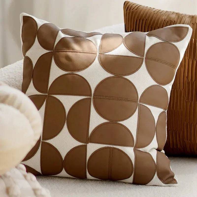 Cream Pillowcase for Elegant Home Decor - 45x45cm 3 / With pillow core