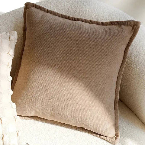 Cream Pillowcase for Elegant Home Decor - 45x45cm 6 / With pillow core