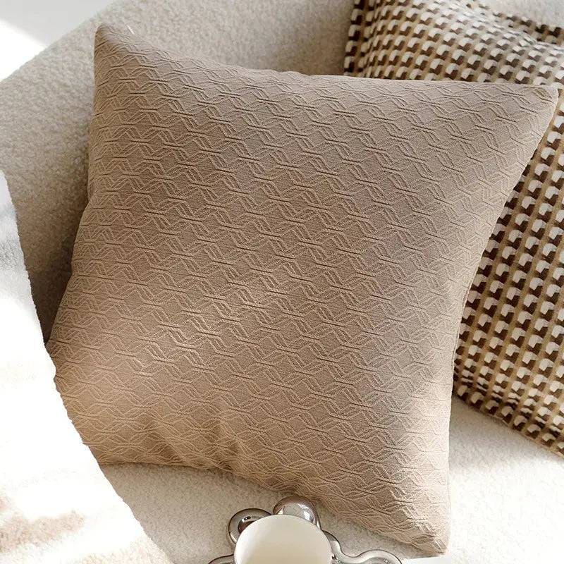 Cream Pillowcase for Elegant Home Decor - 45x45cm 7 / With pillow core