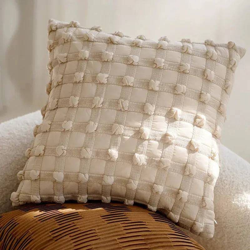 Cream Pillowcase for Elegant Home Decor