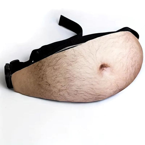 Funny Pop Dad Bod Money Belt Bag - Creative Fanny Pack for Women