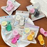 Creative Mini Slippers Keychain Pendant – Cute Hole Shoes Accessory for Couples Versatile Small Charm