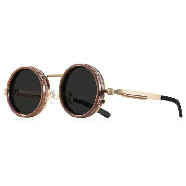 CRIXALIS Polarized Round Sunglasses ND9 Adjustable Dimming Men Women Retro Punk Men’s Fishing Eyeglasses Outdoor Shades