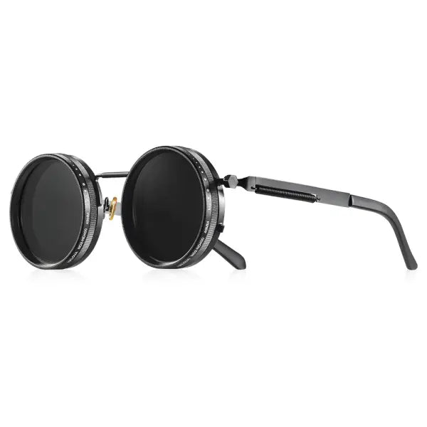 CRIXALIS Polarized Round Sunglasses ND9 Adjustable Dimming Men Women Retro Punk Men’s Fishing Eyeglasses Outdoor Shades